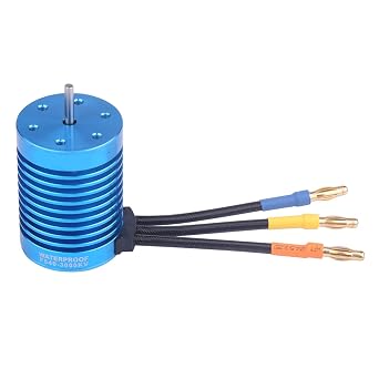 650 Brushless Motor,Surpasses F540-V2 3000kV Sensorless Brushless Motor for 1/10 1/12 RC Car Truck Accessory and Crawler with Good Stationarity Reliability and Maximum Speed