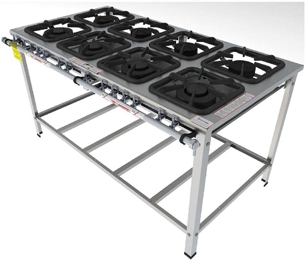 Avaliação Fogão Industrial Inox 8 Bocas Gastromaq Fgi308Em 1 61Uxff9Towl. Ac Sl1000
