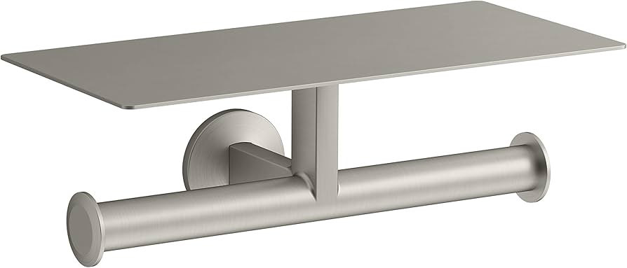 Kohler 78384-BN Components™ Covered double toilet paper holder