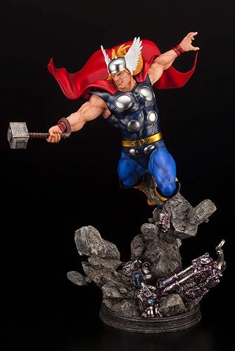 Miniatura 13 de Kotobukiya Marvel Universe Avengers: Thor - Estatua de arte fino, multicolor