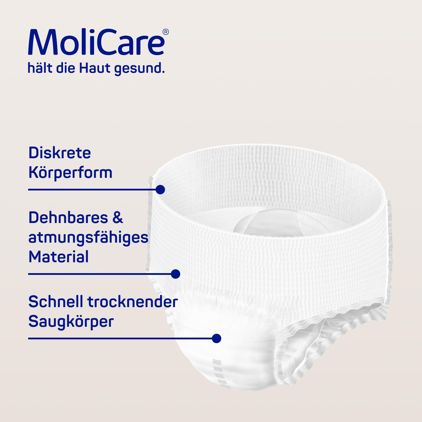 MoliCare Premium Mobile Lot de 14 culottes d'incontinence en 6 gouttes Taille XXL pour femmes et hommes avec incontinence moyenne, protection supplémentaire contre les fuites, protection avancée de la