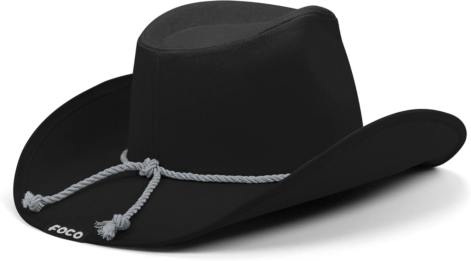FOCO NFL Team Logo Black Cowboy Hat