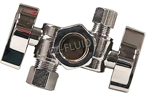 EZ-Fluid 1/4 Turn Water Shut Off Valve: Control Water Flow Effortlessly