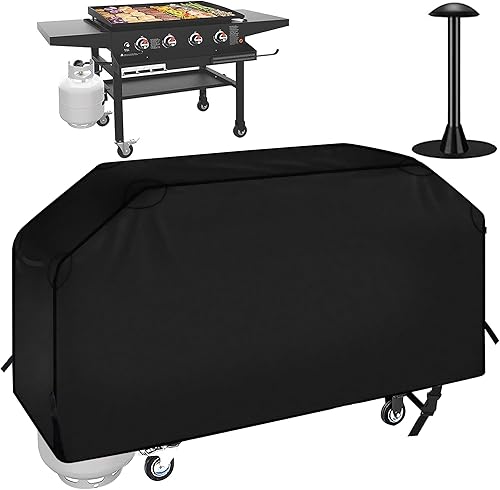 Miniatura 15 de iCOVER - Cubierta de parrilla de 17 pulgadas, resistente al agua, 600D, de lona de poliéster 600D, fundas diseñadas para Blackstone