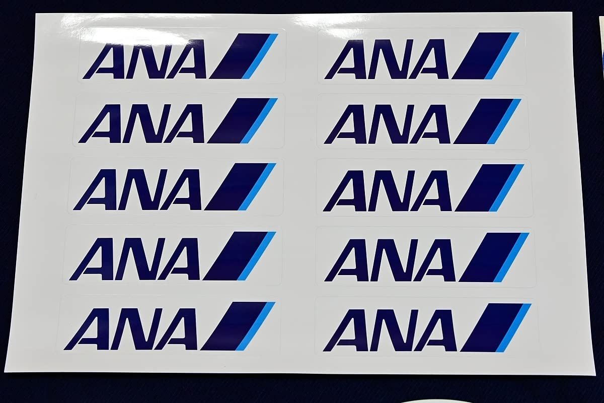 ANA 国際線就航33周年記念ステッカー 限定シール 2枚セット
