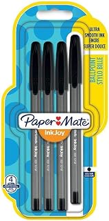 Paper Mate 1956714 Inkjoy 100 Fineliner Pen - Black (Pack of 4)