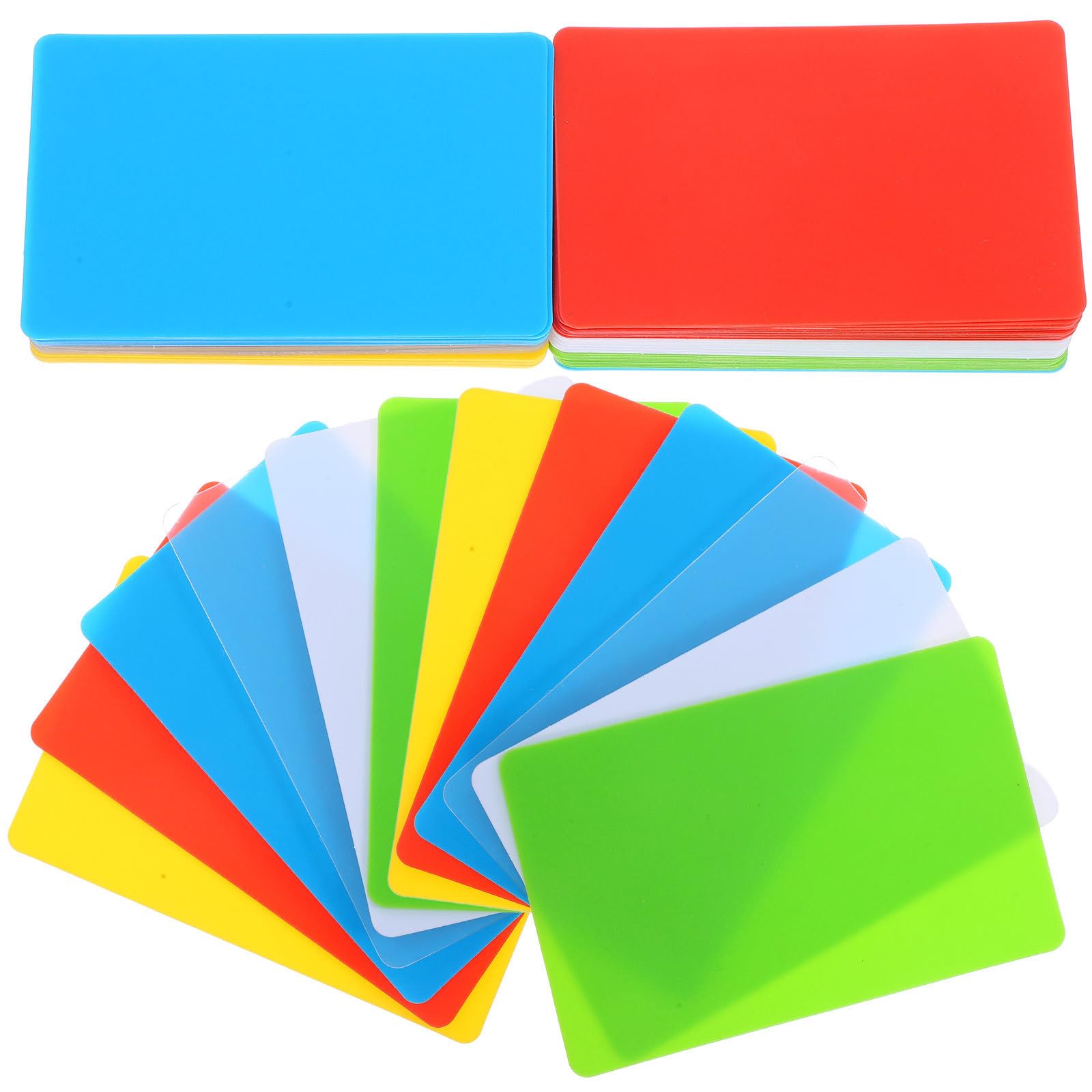 Tarjetas de visita de plástico en blanco para crear membresías personalizadas de colores 8