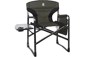 EVER ADVANCED Heavy Duty Lightweight Aluminum Folding Camping Chairs