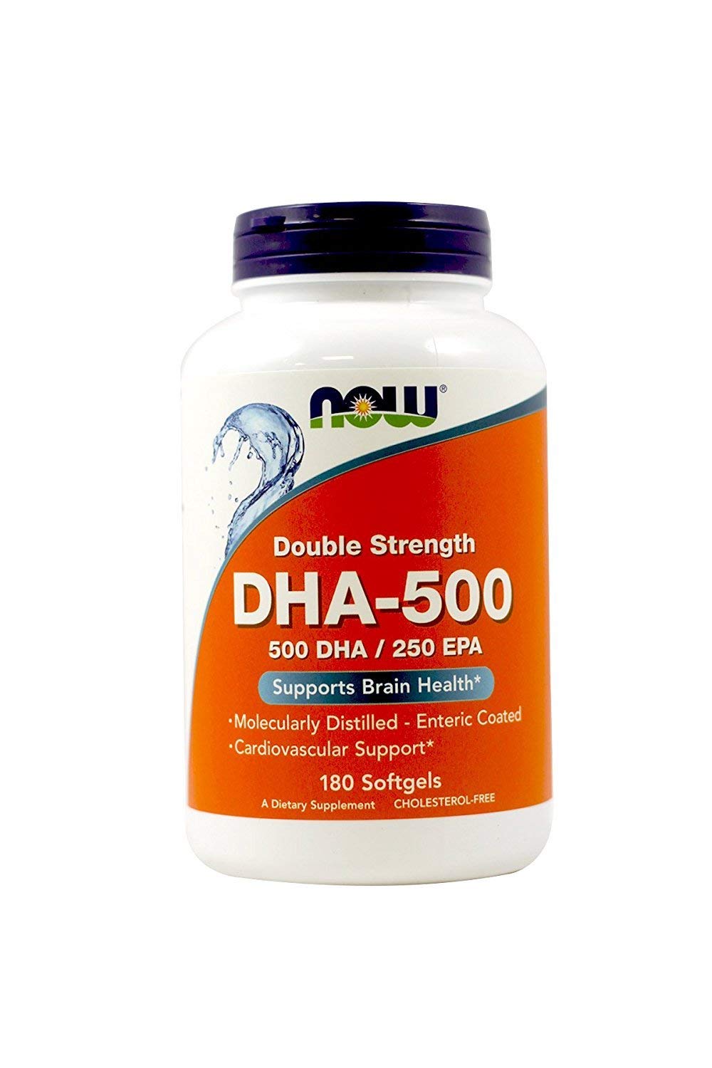 NOW Foods DHA-500 180 Softgels (2-Pack): Buy Online in Guernsey at  desertcart