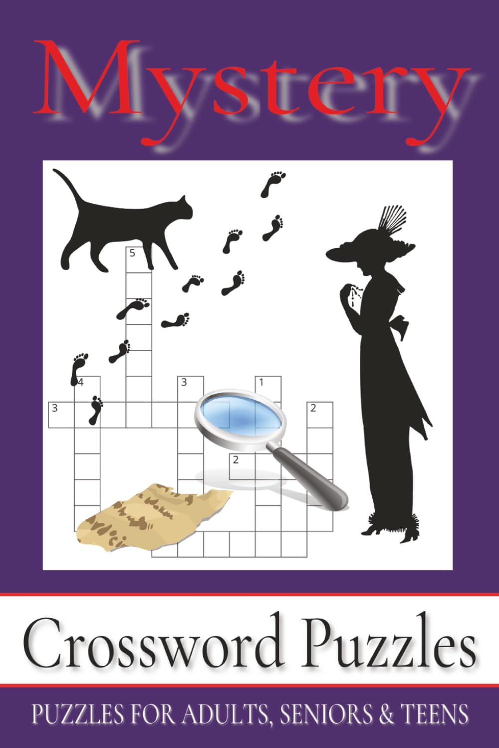 Mystery Crossword Puzzles: Crossword Puzzles with Easy to Read Print about Enigma, Riddle ,Conundrum and More | 6x9 inches, 120 pages | 50+ puzzles ... Gift for Vacations, Holidays and Free Times