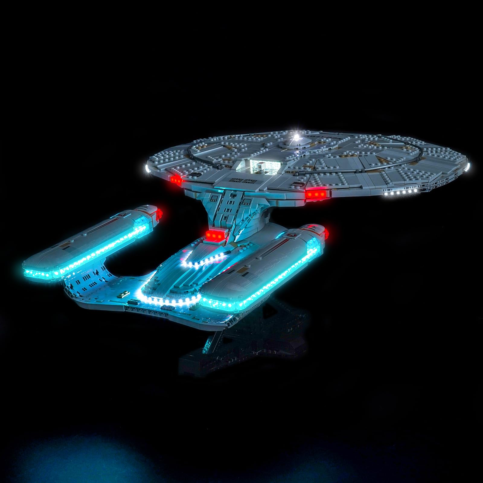 Led Light Set Compatible with Lego 10356 U.S.S. Enterprise NCC-1701-D (No Model), Decoration Lighting Set Compatible with Lego U.S.S. Enterprise NCC-1701-D Building Blocks Model โ image 1