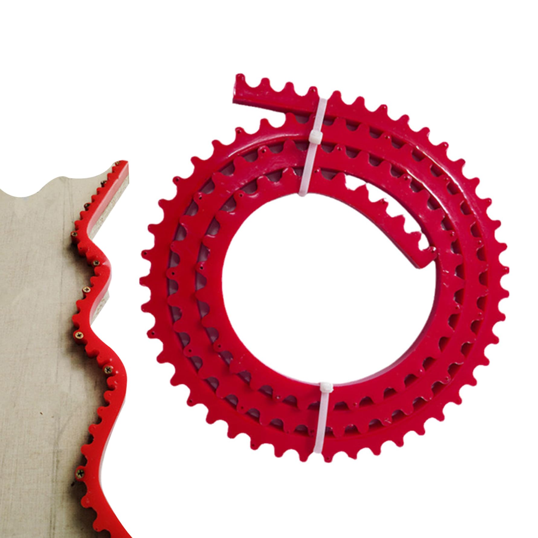Gauge de contour et bande de profilage pour gabarit de moulurage bois