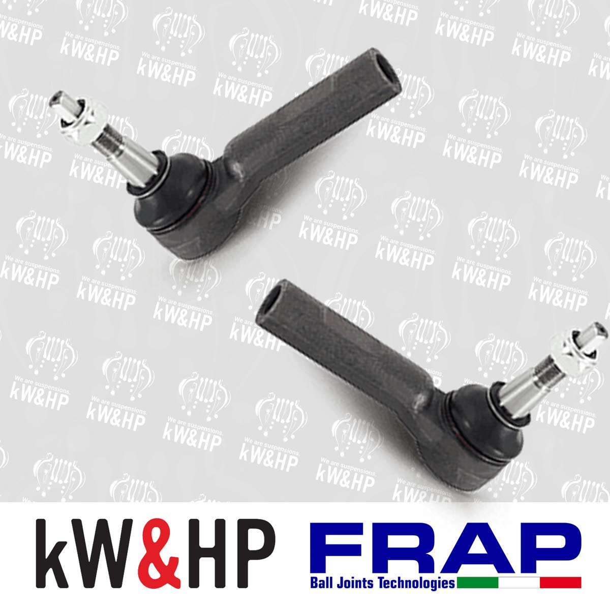 KIT 10PZ BRACCI OSCILLANTI TRAPEZI INFERIORI + SUPERIORI RINFORZATI + BIELLETTE + GOMMINI + TESTINE STERZO Tutti i modelli di 147/156/GT (BRA437KW-T)