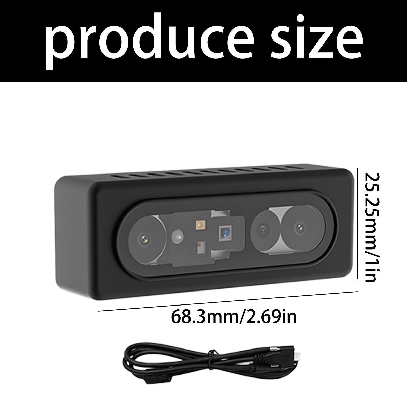 Vista Intelligente Luce 3D Fotocamera profondità Scanner 3D Visualizza Struttura binoculare Luce Dispositivo Realtà virtuale per tracciamento degli Oggetti in Reale