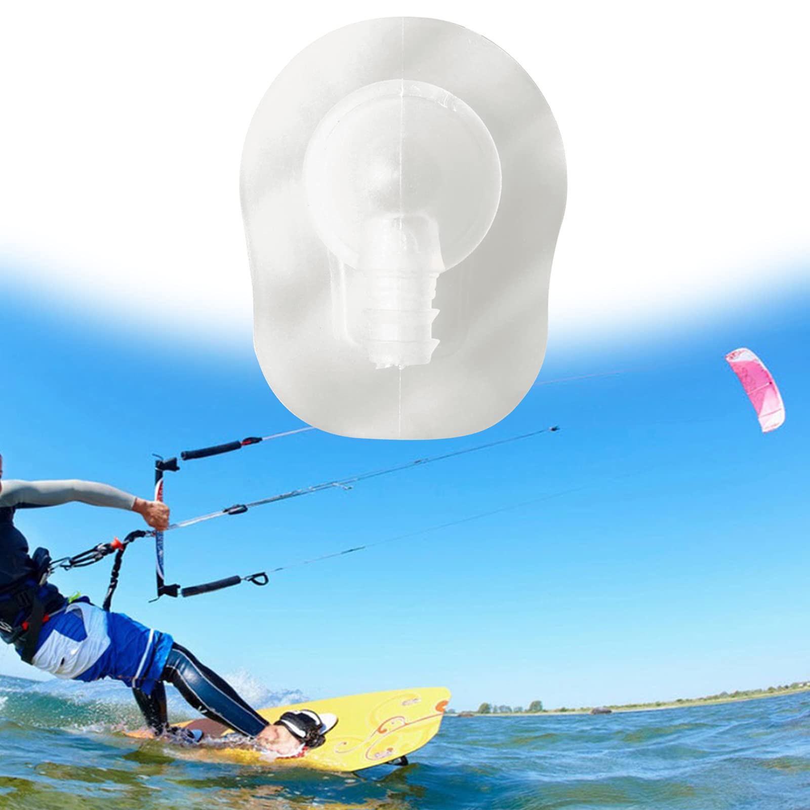 Perfeclan Válvula de inflado de TPU de 90 Grados para reparación de cometa de kitesurf
