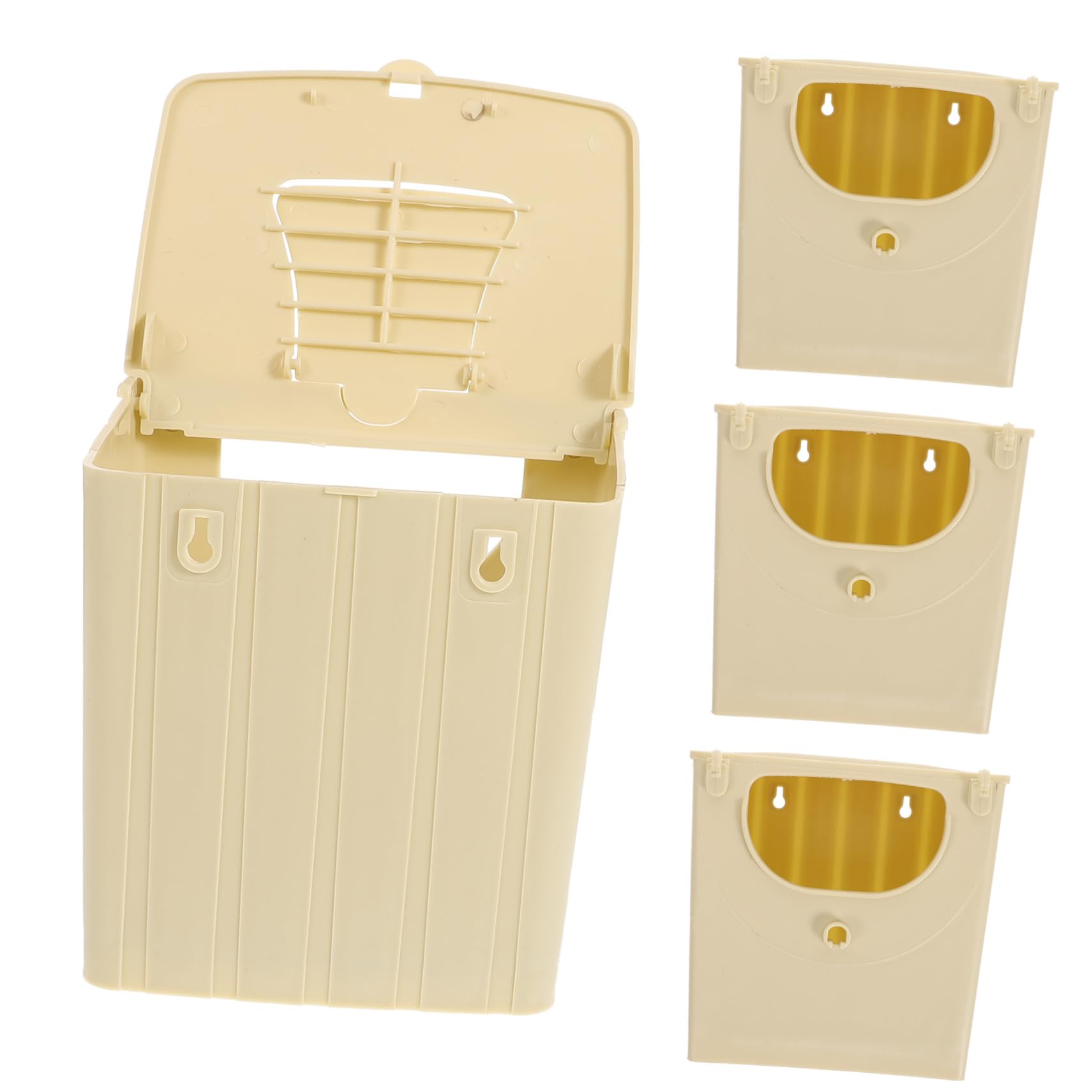 8 Piezas Caja de cría de Aves de pájaros pájaro para Jaula Nido de agapornis nidos de pajaros pajaros Cajas de Bebe criadero de plastico Nido de pájaros el plastico