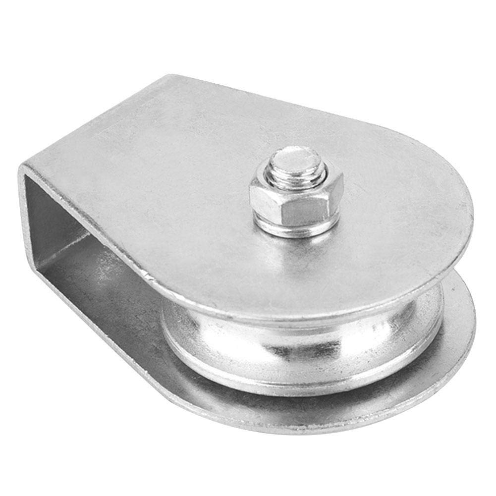 2 Pezzi M20 ​Puleggia Singolo Blocco Carrucole in 304 Acciaio Inox ​20mm Singola Puleggia Gru Girevole Gancio Singola Ruolo Puleggia Carico Carico 75 Kg