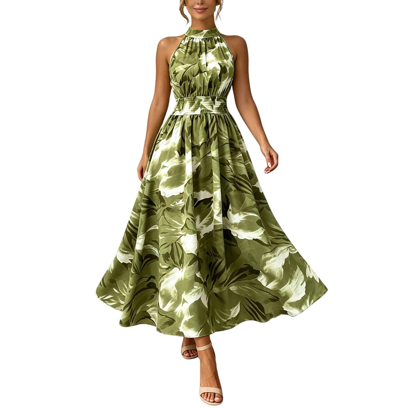 Vestido informal estampado floral para superar el calor con estilo bohemio 6