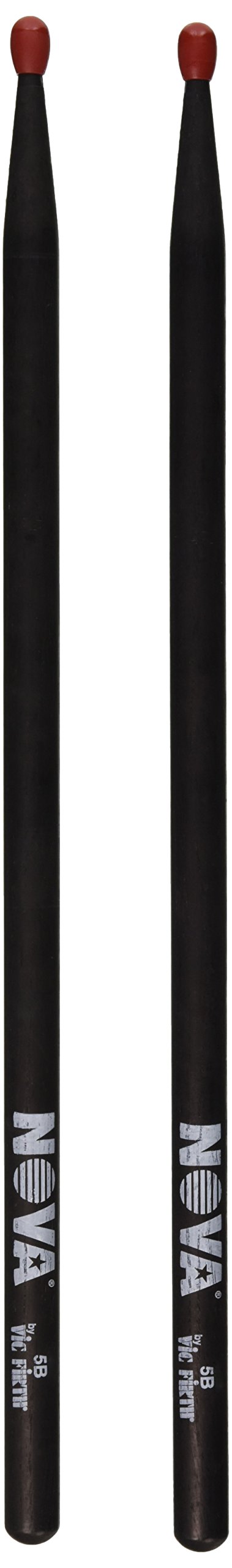 Vic FIrth - NOVA Drumsticks - 5BN - Nylon Tip - Black