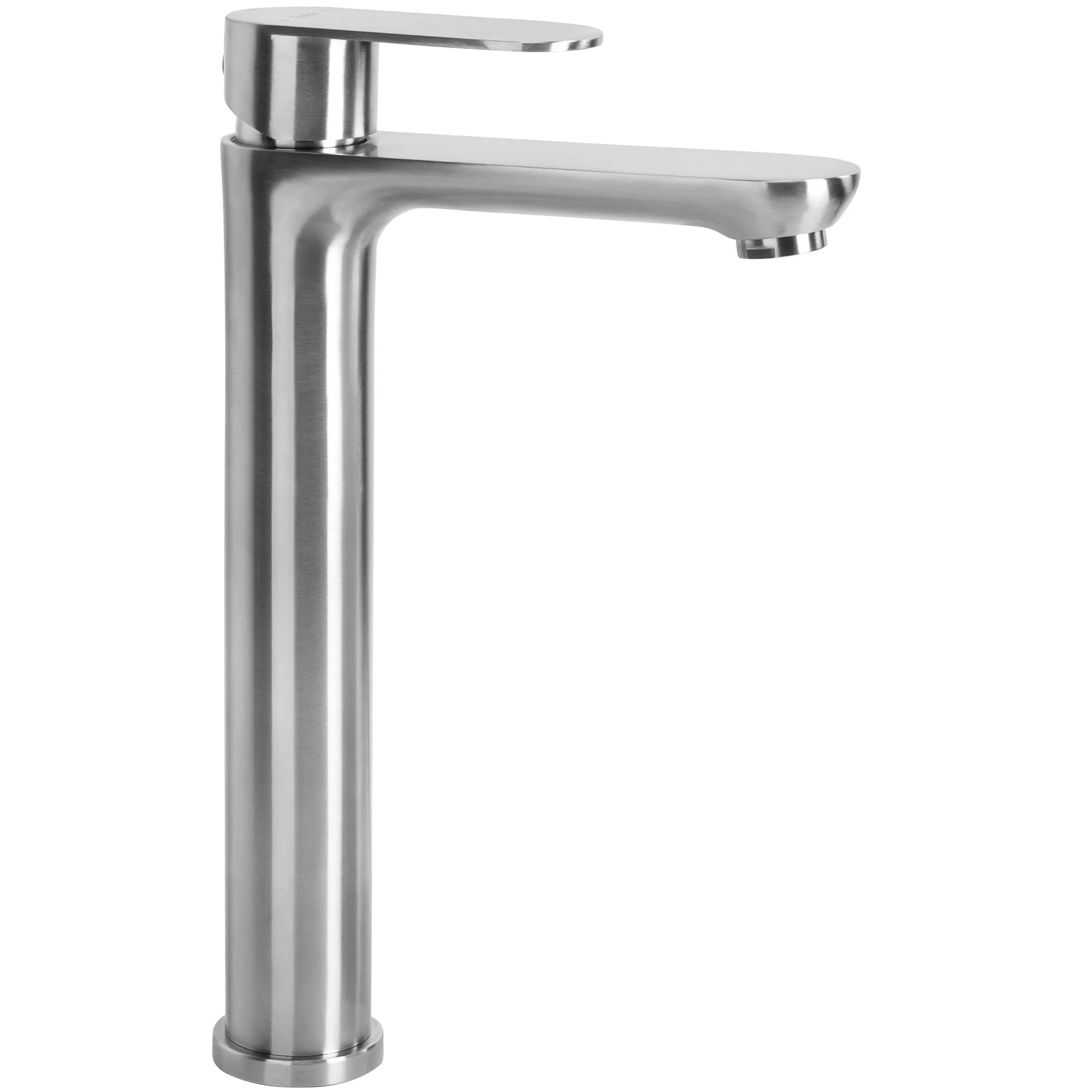 Rea Brushed Nickel - Logan High Washbasin Tap - Brass - 11.5 X 20 X 29.5 Cm