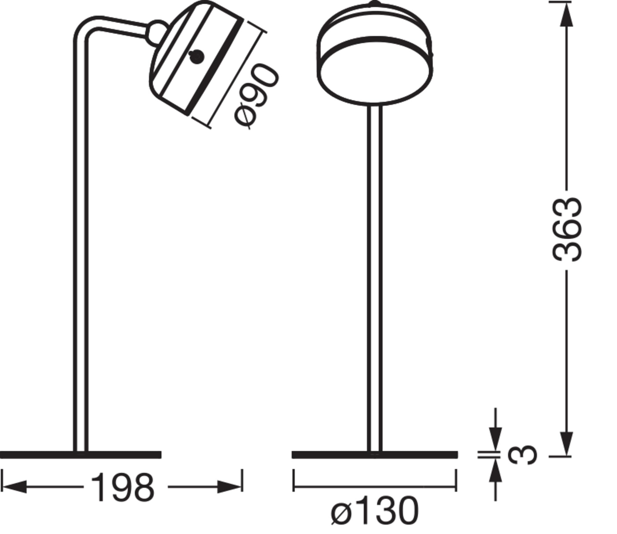 Osram LED-Leuchte mit USB-Akku, 3000 K, Touch-DIM, magnetischer Wandhalterung, als Tischleuchte, Klemmleuchte oder Nachtlicht flexibel einsetzbar