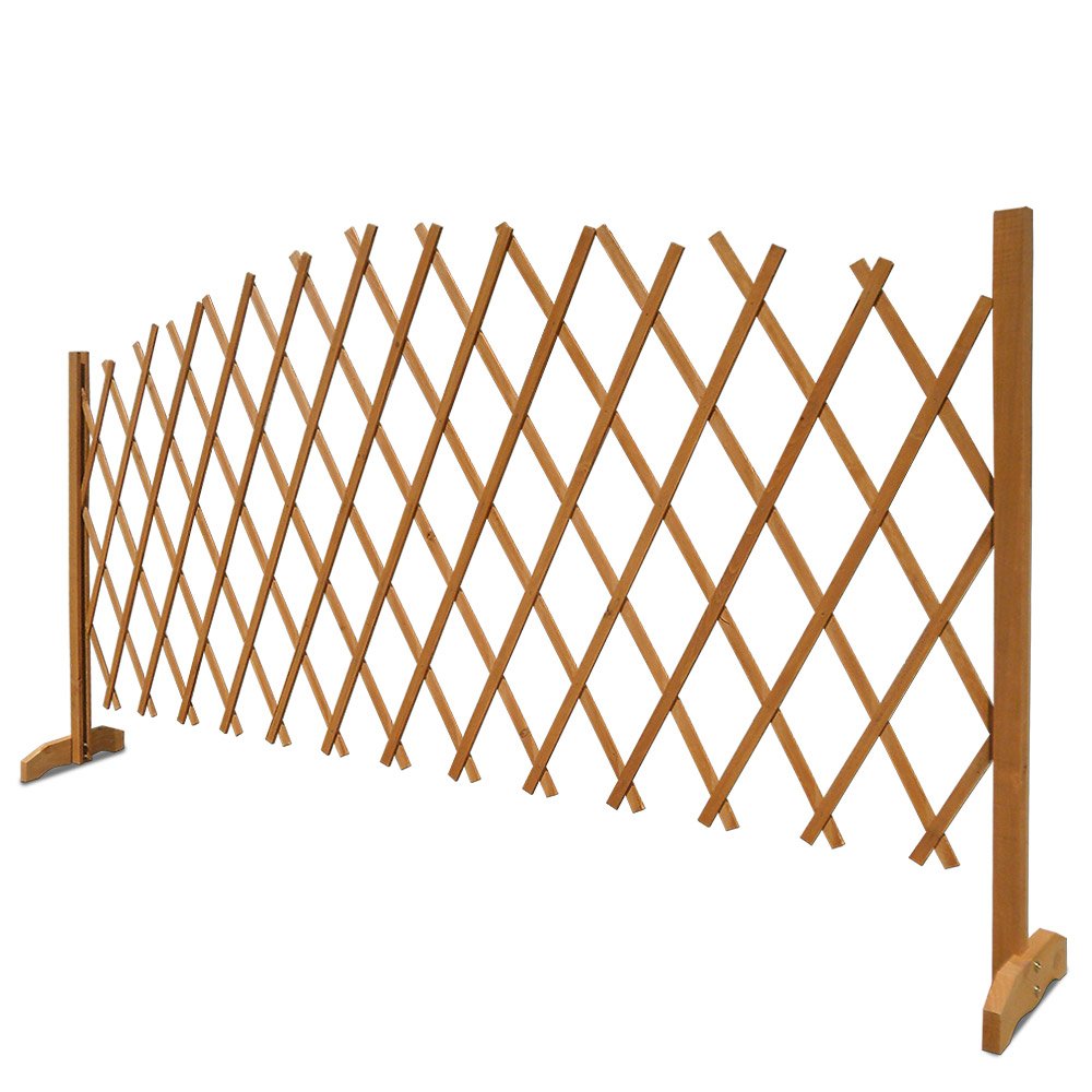 Treillage Jardin 180x107cm Support Plantes grimpantes en Bois Brise-Vue Pliable Clôture de Jardin Treillis Extensible