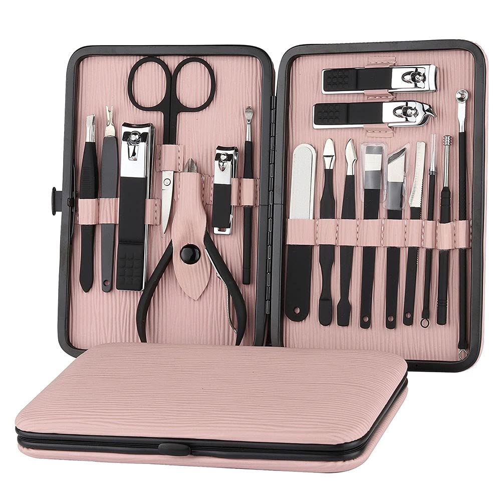 Kit de pédicure professionnelle complet 18 pièces et outils de soin des ongles