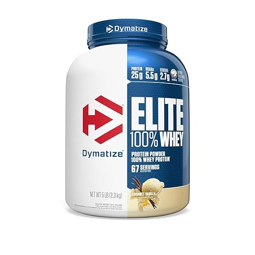Elite 100% Whey Protein (2,3Kg) - Sabor Gourmet Vanilla, Dymatize Nutrition