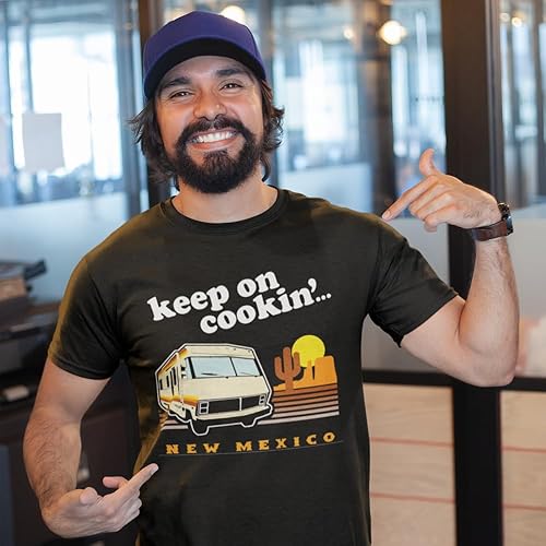 Miniatura 2 de Camiseta Breaking Bad Camper para hombre camiseta Keep Cookin de manga corta para hombre New Mexico