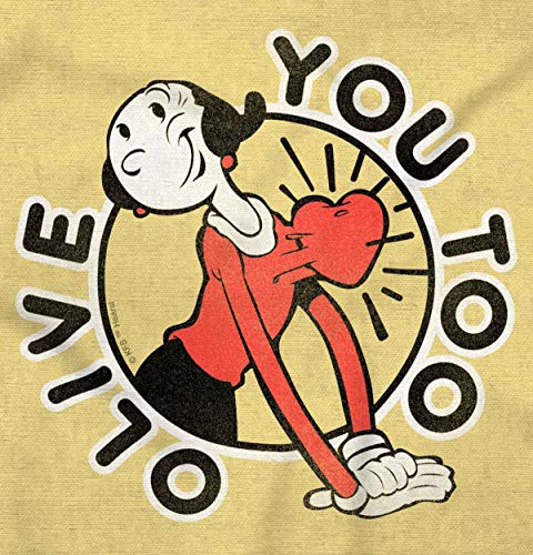 Popeye Olive OYL You Too Cute Funny Youth T Shirt Tee Girls2