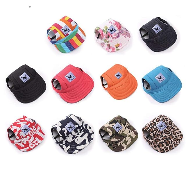 Foto 2 de 4 de MoonyLI Gorra de béisbol para perro, protector solar, visera para deportes al aire libre