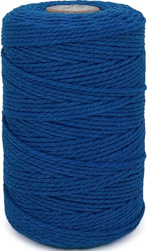 Cuerda de cordel de algodón de 500 pies para carniceros de cocina, cordel de cocina para manualidades, asado, envoltura de regalos, decoración de