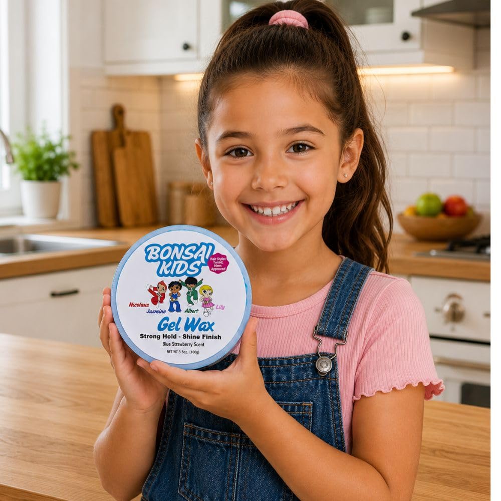 Amazon.com : Bonsai Kids Boys Hair Gel Wax - Strong Hold for