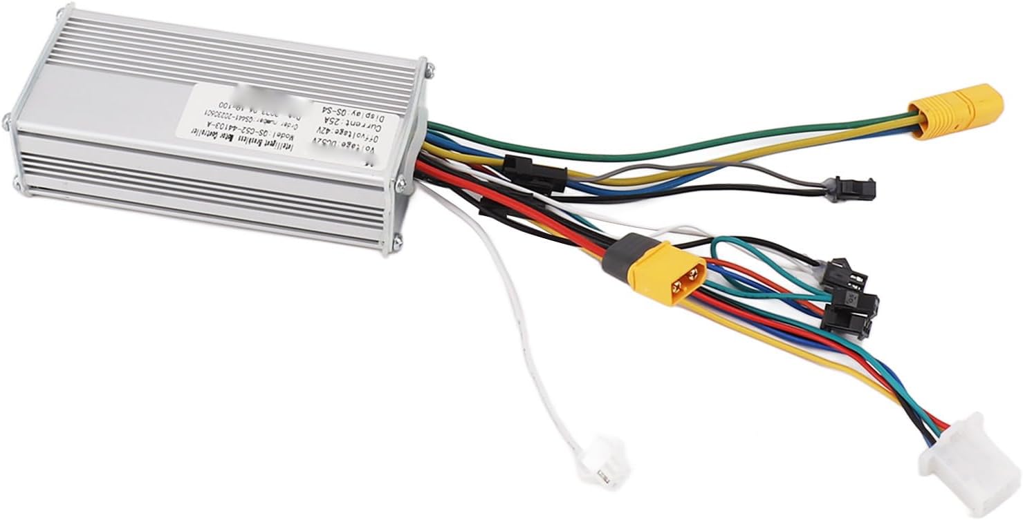 52V 25A Motor Controller Dual Drive Electric Scooter Brushless Controller Electric Bicycle Controller Accessory