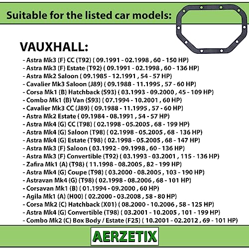 AERZETIX - C67007 - Dichtungsring, differential - kompatibel mit Chevrolet, Opel, Vauxhall OE-nummern 90345227, 03 70 034, 3 70 034