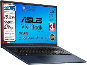 ASUS Laptop Intel i7 16GB SSD 512GB 15.6 FHD Ready to Use