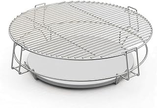S2C (1-Pack) Cooking Grate System Grilling Accessory for 18" Kamado Joe Classic, Large Big Green Egg, Coyote The Asado Cooker, Pit Boss and Other kamado Grill