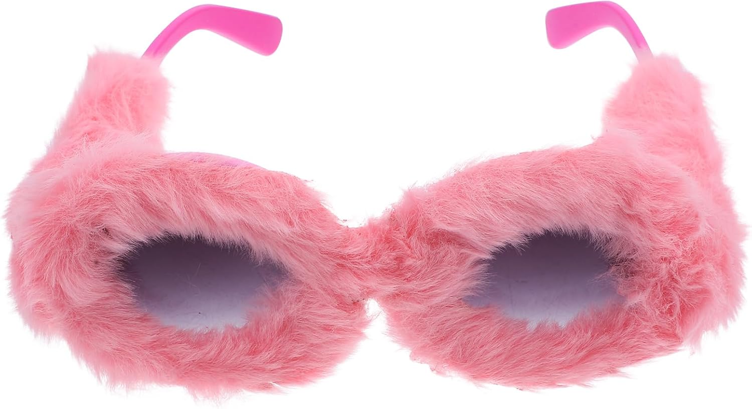 Arrderly Übergroße Plüsch Sonnenbrille - Pinke Katzenauge Partybrille Für Fasching & Fotos