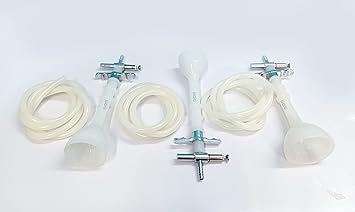 HCG Health Cure Generation Vacuum Ventouse Suction delivery Cup gynaecology Vacuum Cup (Vacuum Suction Cup Set -3 Small, Medium, Large)