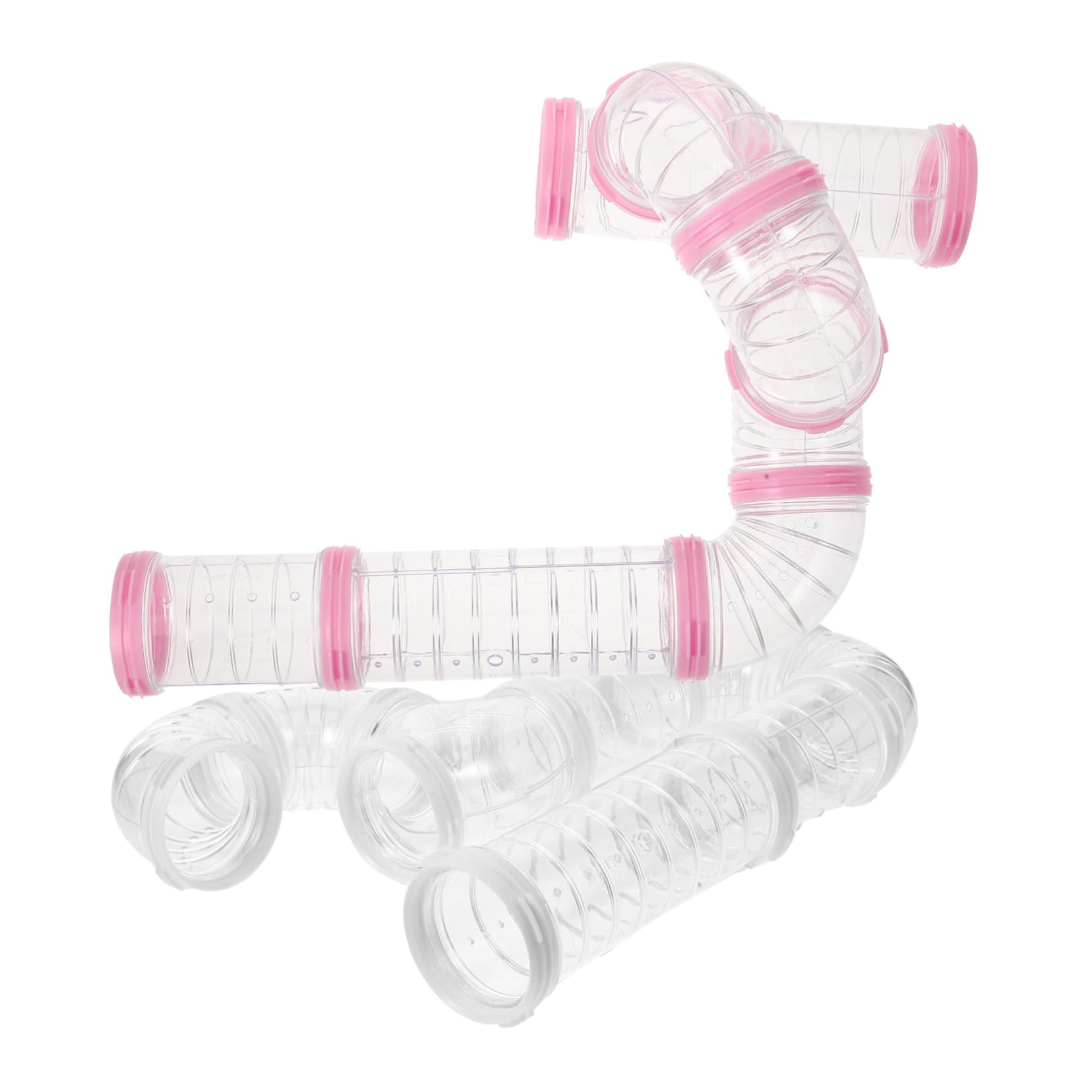 TOYANDONA Hamster Tunnel Toy DIY Cage Tunnel Connector Rat Cage Outer Tube Safe Fun for Hamsters