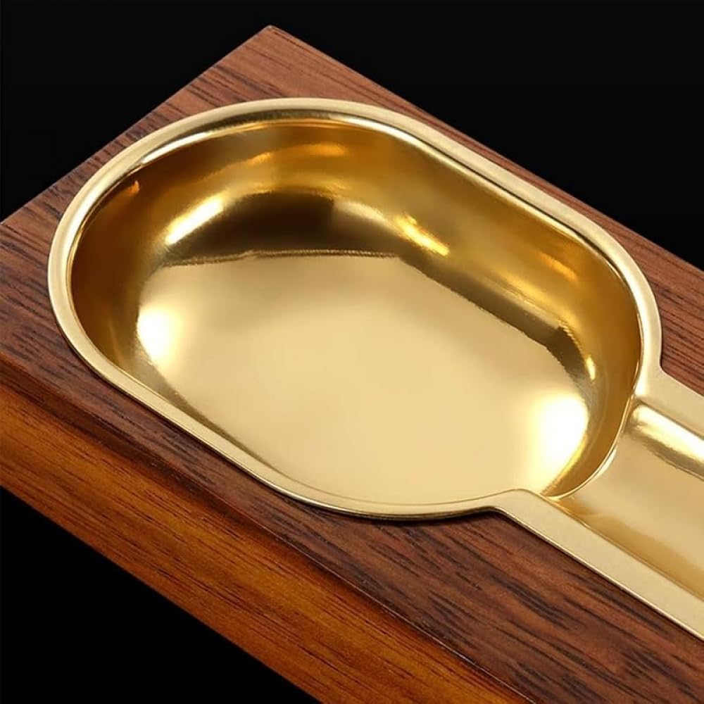 テーブル用葉巻灰皿 オフィスとしても活用 ソフトシダーウッドを基材にピアノ塗装加工 ステンレススチール製部品付き 消火器機能を備え