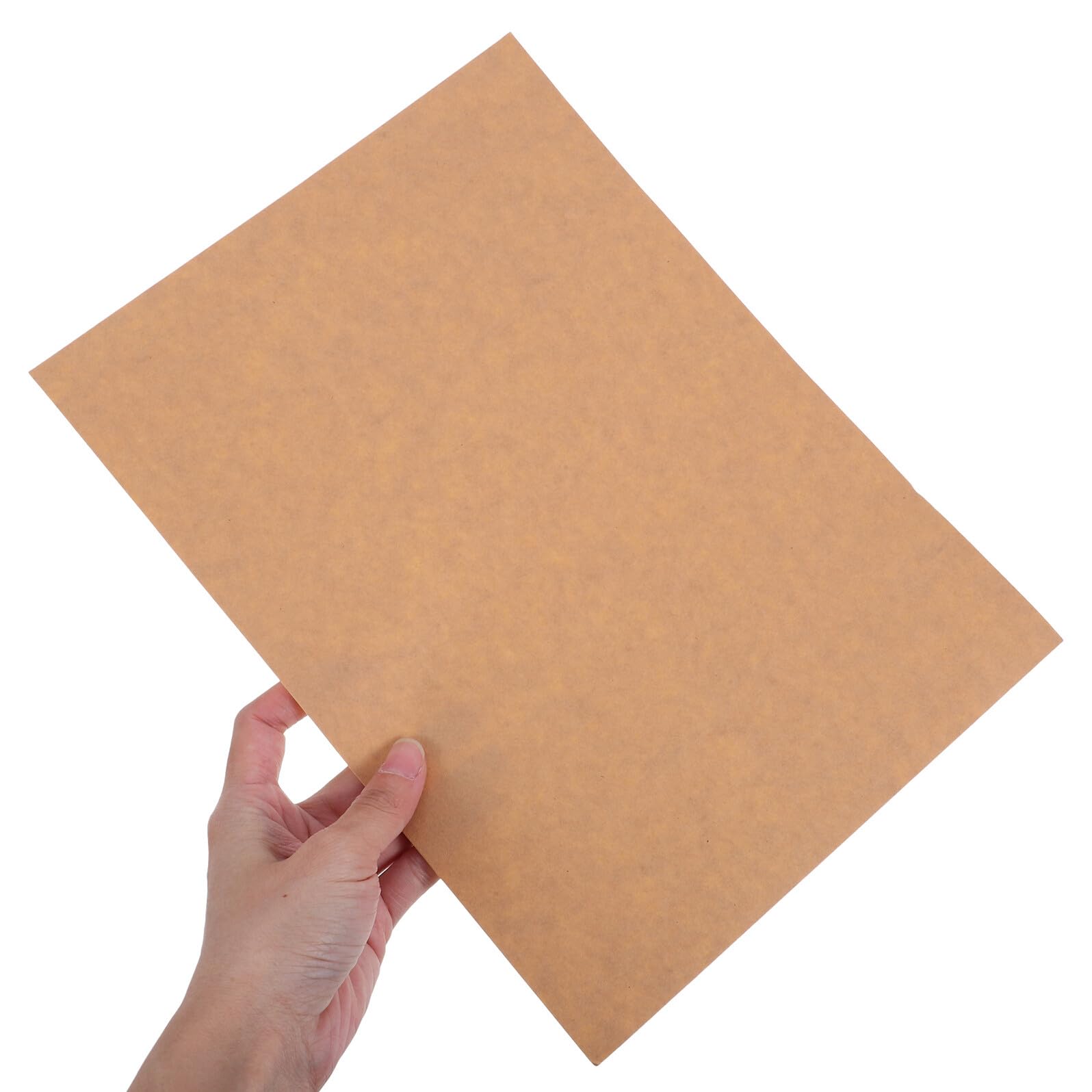 DOITOOL 50fogli Carta Adesiva per Stampante Etichette Adesive in Carta Kraft Stampabili Autoadesive per Adesivi in Kraft