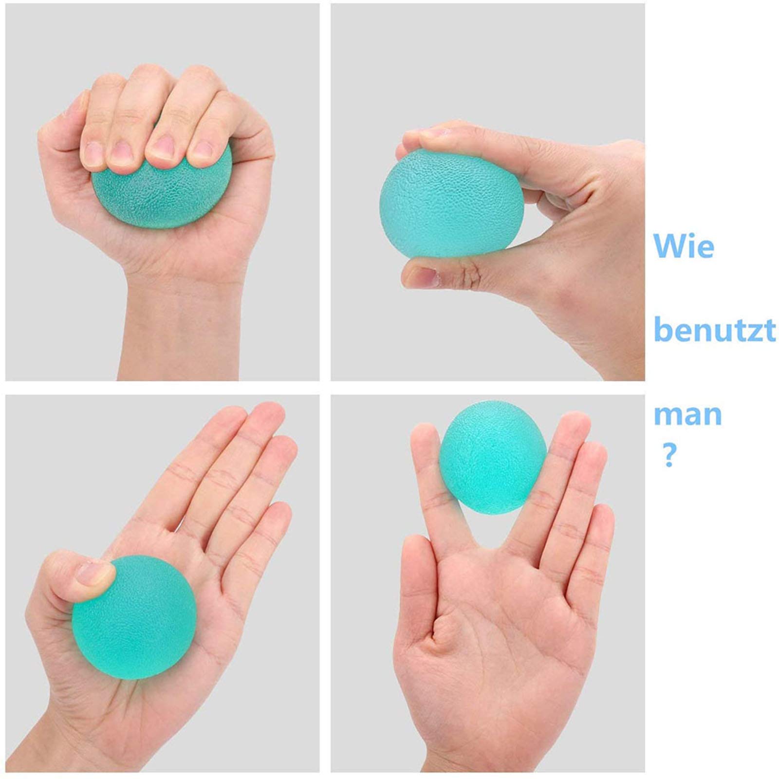 2 Stück Therapiebälle Aus Silikon & TPR – Ergonomische Griffbälle Für Hand-, Finger- Und Handgelenksrehabilitation, Stressabbau & Krafttraining (zufällige Farben) 2 Stück Therapiebälle Aus Silikon & TPR – Ergonomische Griffbälle Für Hand-, Finger- Und Handgelenksrehabilitation, Stressabbau & Krafttraining (zufällige Farben)