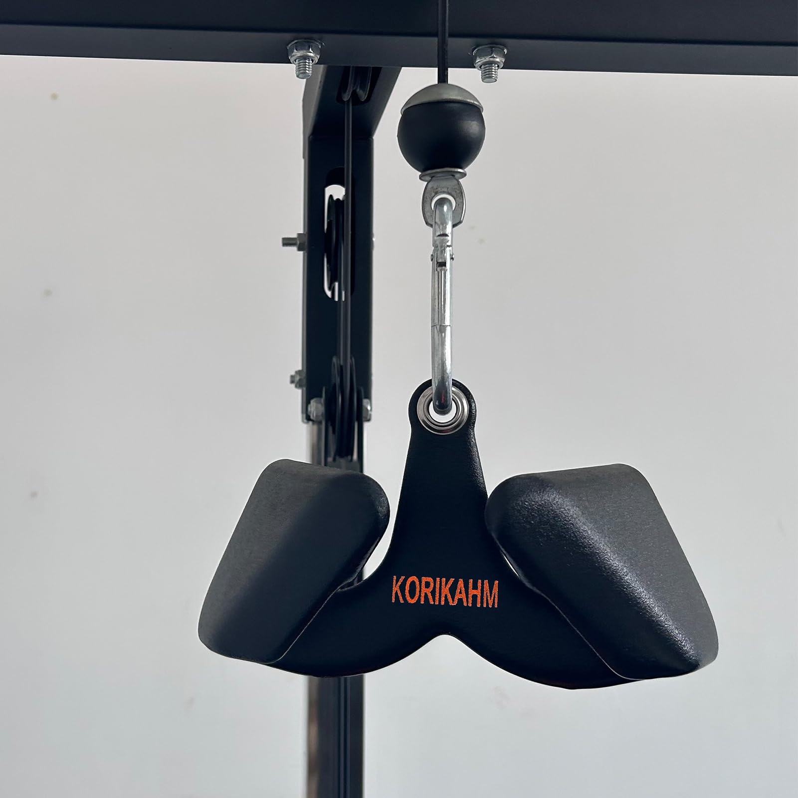 Ergonomic Design LAT Pull Down Bar Grip Handle, LAT Pulldown Attachments, Strength Trainer for Athletes, Climbers & Fitness Enthusiasts