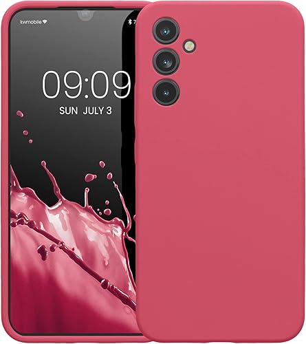 Miniatura 10 de kwmobile Funda compatible con Samsung Galaxy A34 5G - Funda delgada de silicona TPU - Acabado suave al tacto - Chocolate