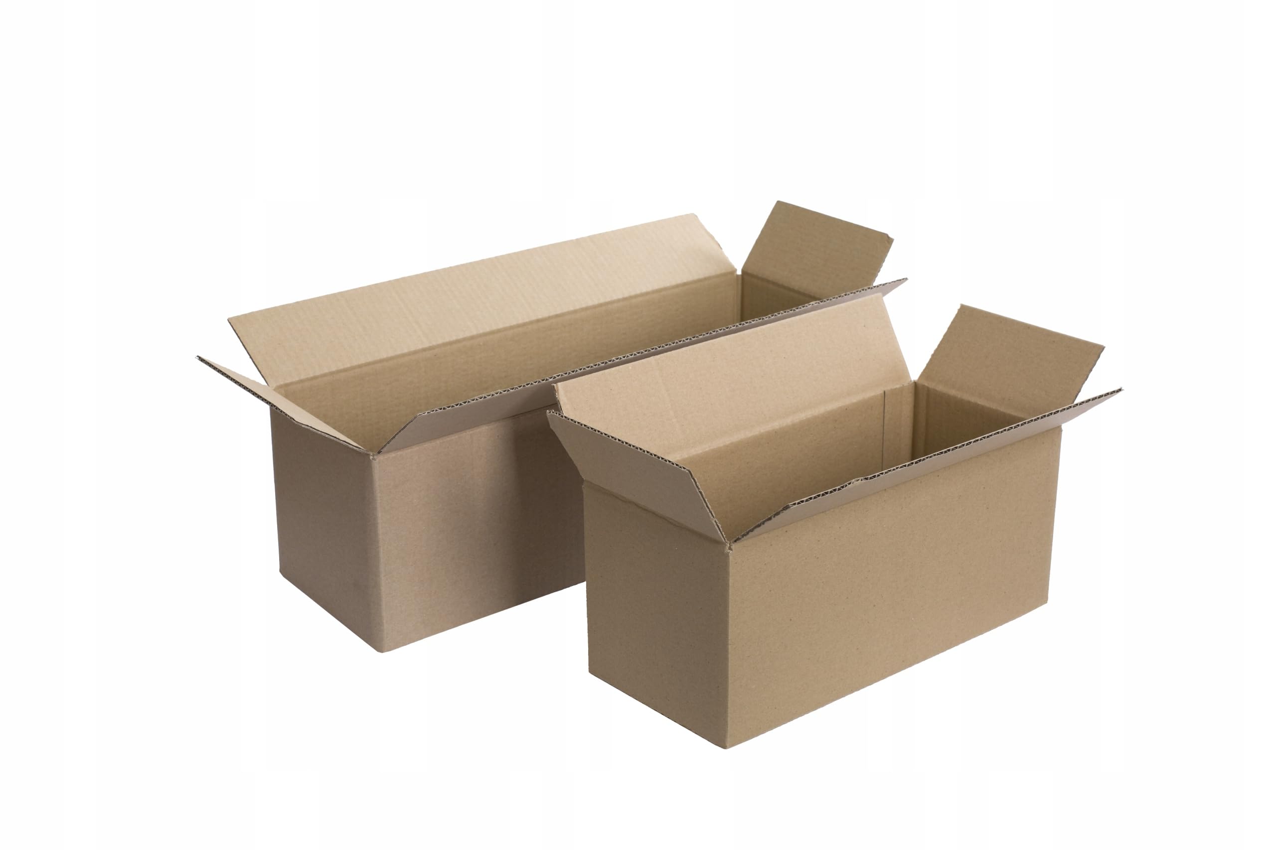 50 Stück Faltkarton 600x300x150 mm Innenmaß Versandkarton E-commerce Karton 1-Wellig 400G Braun Kartonage Verpackung Postkarton Versandschachtel Paket Päckchen