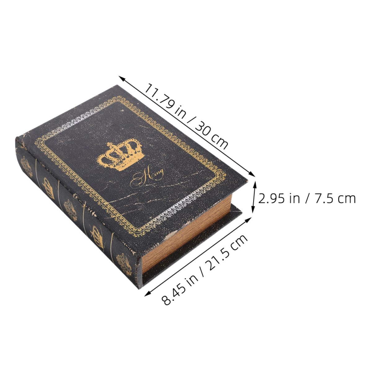 Falsche Buchbox im Antiken Europäischen Stil Weihnachten Geschenkideen
