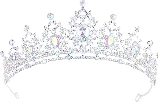 Crystal Crown and Tiara For Women - Rhinestone Headband For Princess Girls,Bridal Hair Accessories For Weddings Birthday