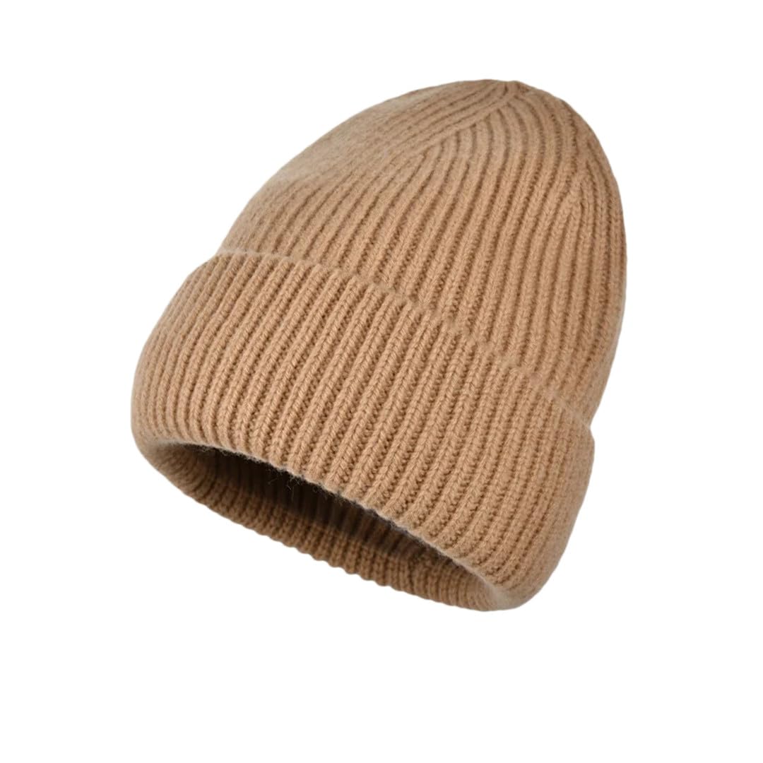 Wvapzxx Cappello In Pura Lana Rossa Tinta Unita Berretto In Lana Lavorato A Maglia Invernale Da Donna Cappello Freddo Da Uomo Berretto Caldo Addensato