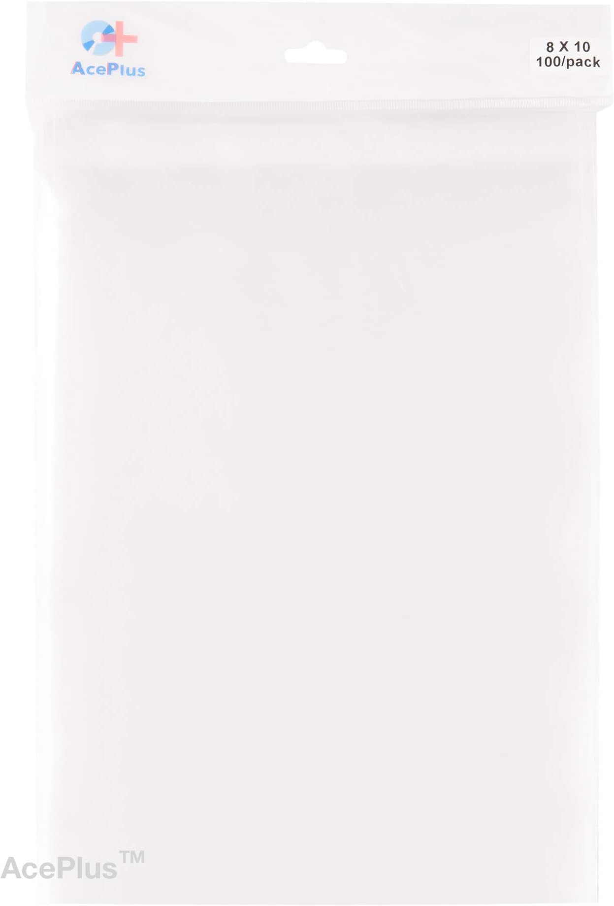 100 Peel & Seal Resealable Clear Plastic OPP Bags 8" X 10"